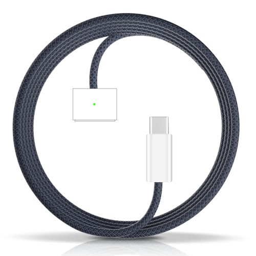 Ya en manzanajugosa.com: MR20GA Cargador USB-C de 140 W con 3 cables magnéticos para MacBook Air/Pro, carga rápida PD, PVC de 2 m, apto para viajes, azul medianoche