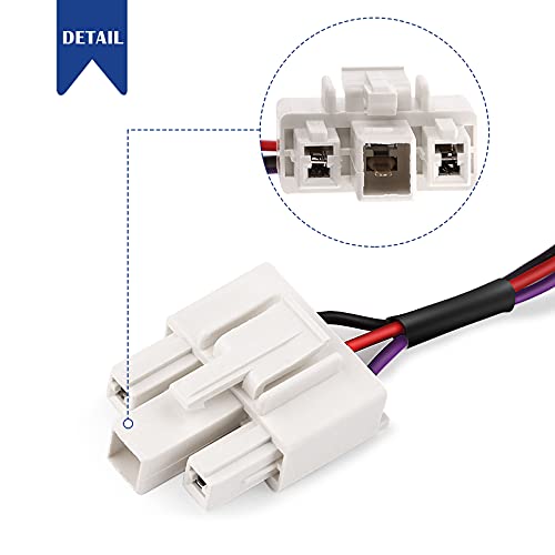 BCD330WTV 12V 4W Freezing Fan Motor ZWF024 Replacement for Midea