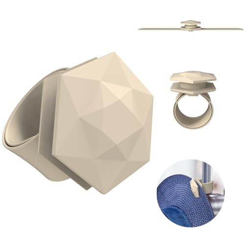 MAGTOBO Magnetic Hat Clip for Travel – High Strength Magnet Hat Holder for Traveling Fits on Bags, Backpacks, Purses, Car, Bike, Stroller, Luggage, Totes, Wrist... (Beige)