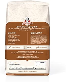JOSEF MARC Farine De Ble T45 Cake Flour, 4 Lbs - Unbleached & Low Protein Flour, All Purpose Cake Flour (Pack Of 3), 1.8 Kg