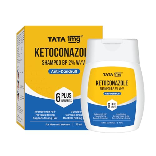 Image of TATA 1MG Ketoconazole Anti Dandruff & Hair Care Shampoo - 75 ml