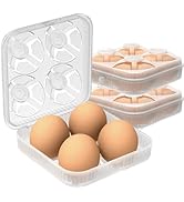Joyeee Egg Holder, 6 Grid Egg Home Refrigerator Storage