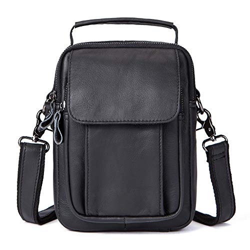 Mens Crossbody Messenger Bags Men Small Crossbody Multi-pocket Purse Handbag Shoulder Bag for Work Business