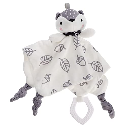 DOITOOL 新生児用 スナグルブランケット 動物デザイン かわいいぬいぐるみおもちゃ 乳歯ケア付き 口腔習慣サポート ちゃん泣き止み 快適肌触り 清潔お昼寝タオル