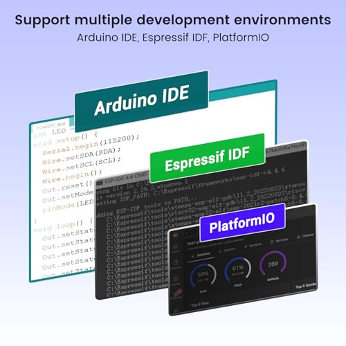 Image of ELECROW ESP32 Display 1024x600, 7 inch HMI ESP32-P4 IPS Touch Screen Support AI | Touchscreen with Dual-Core Processor and ESP32-C6, Up to 400MHz, WiFi 6 Support Compatible with Arduino, ESP-IDF, LVGL