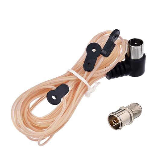 Amazon | FM ラジオアンテナ キット FM室内アンテナ＋F型変換アダプタ