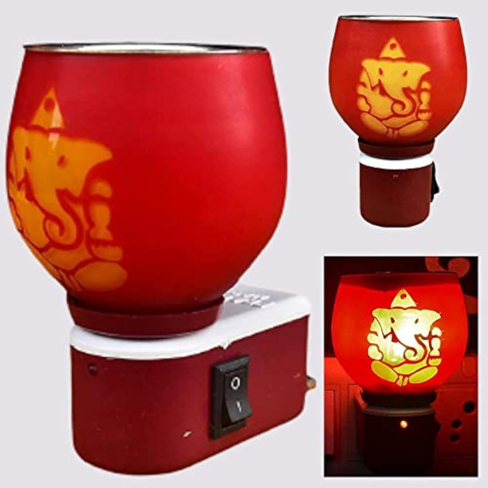 Electrical Camphor Diffuser Glass with On/Off Switch
