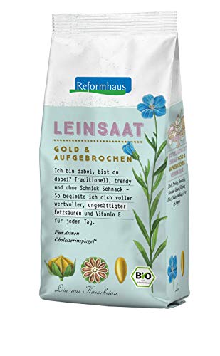 Reformhaus Leinsaat gold, fein aufgebrochen, 200g