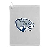 Sport Your Gear Augusta Jaguars Golf Bag Towel - Officially Licensed - Athletic Logo - Ultra-Absorbent, Grommet Attachment, Keeps Clubs & Hands Dry