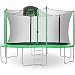 Merax 12FT 14FT Trampoline with Safety Enclosure Net, Basketball Hoop and Ladder, Trampoline for Kids