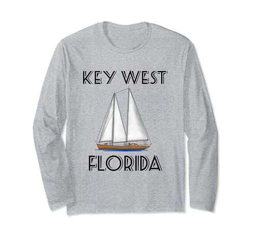 Key west florida fl nautical segelboot segeln langarmshirt