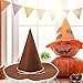 GORBUS Halloween Witch Hat Delicate Retro Witch Hat For Masquerades Exquisite Fashion Adults Cosplay Costume Accessory