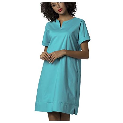 LOPILY Frauen Große Größen Blumenmuster Kleider Boho Stil Übergröße Sommerkleider Blumendruck Knielang Kleid Kurzarm Kleid Tunika Swing Kleid (Grau,48) 3 APART Damen Sommerkleid verschlußlos, türkis, 38