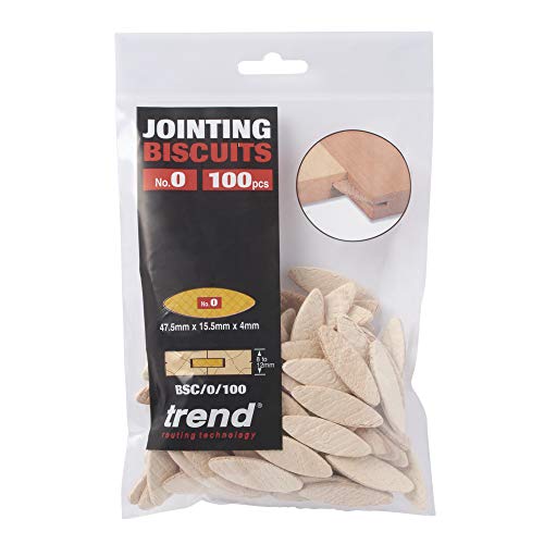 Trend 100Pcs Beechwood Joining Biscuits (No. 0) For Woodworking, Joinery, And Furniture Framing, Bsc/0/100 #TOP1