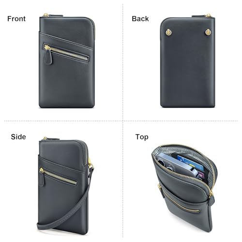 nuoku Small Crossbody Bags for Women Designer Cell Phone Bag Wallet Purses Adjustable Strap3
