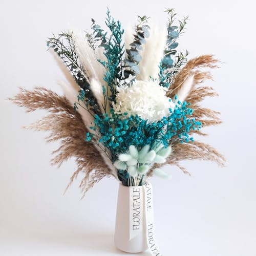 Ramo de Flores Secas Coastal Blue 17'' Mini miniatura 1