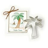 Palm Tree Cookie and Fondant Cutter - Ann Clark - 4.5 Inches - US Tin Plated Steel