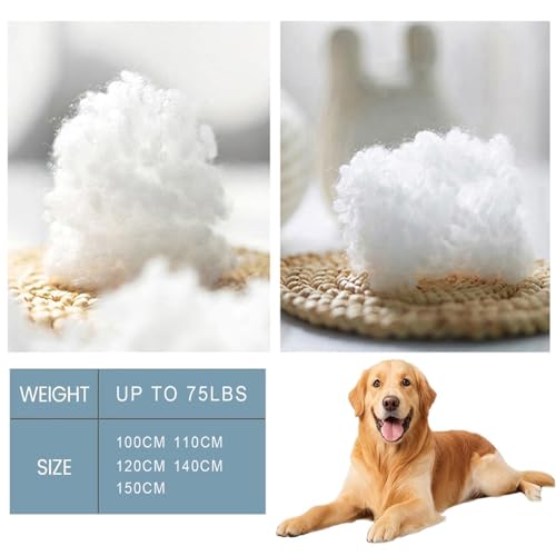 Grand lit de cage pour chien tapis apaisant lavable XXL 120x65