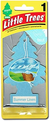 Amazon リトルツリー エアフレッシュナー Summer Linen Littletree 芳香剤 サマーリネン 洗い立ての洗濯物をイメージした香り 車用芳香剤 車 バイク