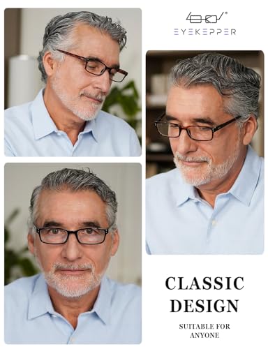 Image of Eyekepper Reading Glasses Women - 4 Pack Comfort Readers Men（2Tortoise-2Black，+0.75）