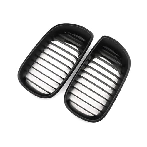Calandres avant noir mat pour BMW Série 3 E46 4 portes 2002-2005