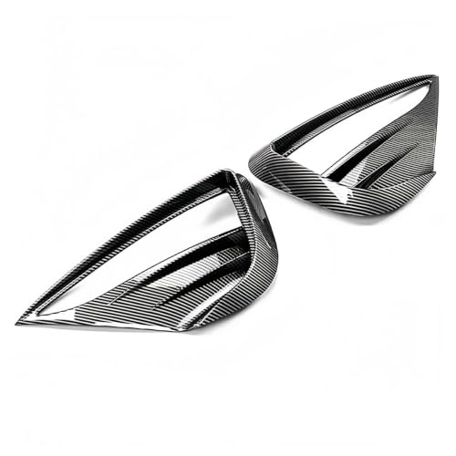 Garniture phare antibrouillard Tesla Model Y en carbone brillant brillant avant