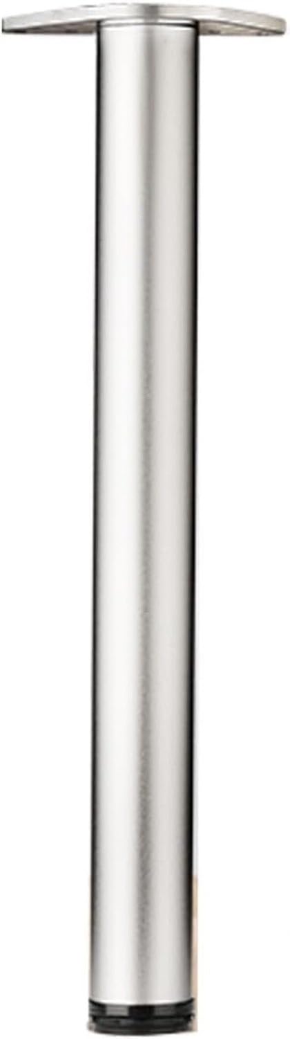 Gambe per Mobili Acciaio Inox con Viti 90cm Oro, Argento smerigliato, 120cm