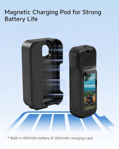 4K Thumb Action Camera, 64GB POV Helmet Cam — view 3