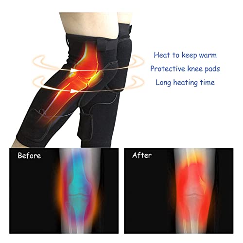 Verwarmde Kniebrace, 1 Paar Verwarmde Kniebeschermers Flexibel Oplaadbaar Warm Houden Voor Fitness Voor Sport Voor… - Image 6