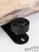 INDUSTRIAL BY DESIGN Stay Roller Door Guide for Barn Door with Nylon Bearings for Silent, Smooth Operation - The Only Channel Guide with Flush to Floor Design - Solid 3/16