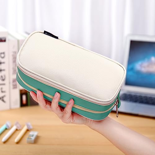 Image of Mountain guest Large Capacity Pencil Case Multi-Slot Pencil Pouch Durable Pencil Box Portable Office Pen Bag with Zipper