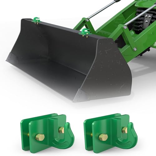 RbhAuto Tractor Bucket Hooks 2 Pack Tractor Accessories Bolt on Bucket