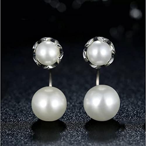 Bijoux de perles simulées en argent sterling au lustre exceptionnel - 2