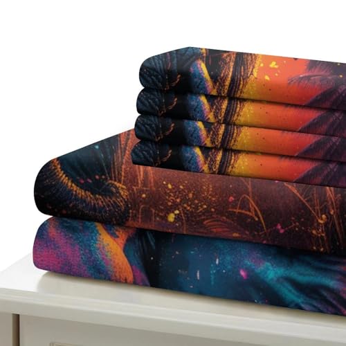 Housse de couette fourmis 3D King 220x240 en microfibre douce