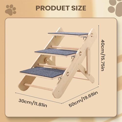 Rampe pour chien escalier pliable antidérapant petit chien âgé - 6