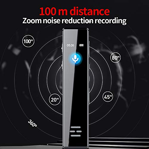 16 GB Digitale Spraakrecorder, Fuobecie Usb Professionele Dictafoon Spraakgestuurde Recorder Met Mp3-speler, Audiorecorder Stereo Hd-opname Voor Lezingen Meeting Class - Image 4