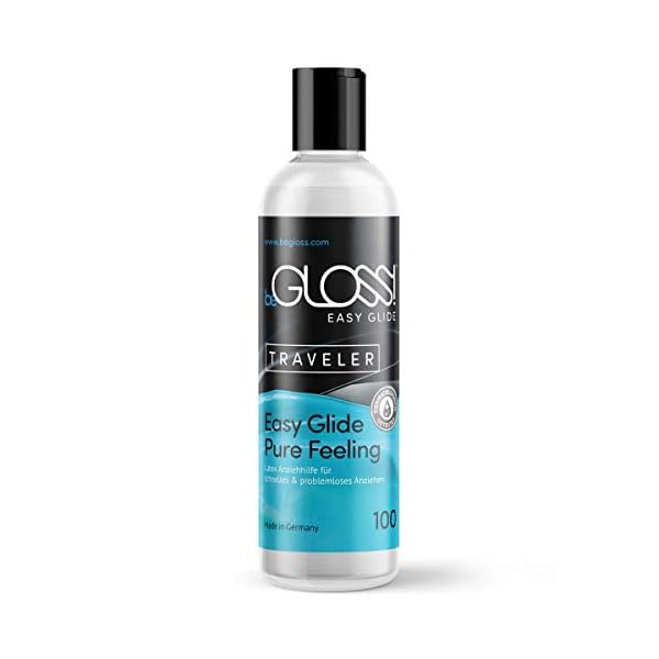EASY GLIDE 100 Latex Dressing Latex Anziehhilfe Latex Pflege Dermatologisch getestet