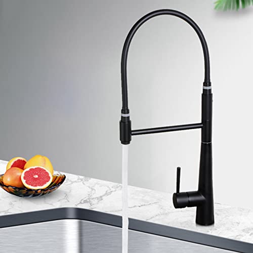 Robinet d'évier de cuisine à arc élevé pour îlot central moderne