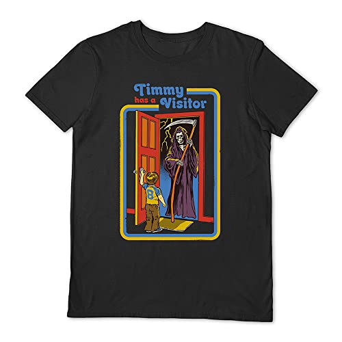 Image of Steven Rhodes T-Shirt with Timmy Has A Visitor Design, 100% Cotton - Official Merchandise