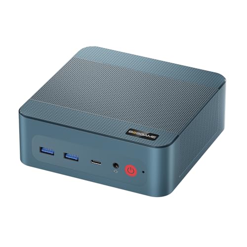 BOSGAME P2 Windows 11 Pro Gaming-PC, Intel Core i7-12700H, 12 Kerne/20 Threads (bis zu 4,7 GHz), 32 GB DDR4 RAM, 512 GB PCIe3.0 SSD, 4K@60Hz Triple-Display, HDMI, USB-C, USB3.2, LAN, Wi-Fi 6E, BT 5.2