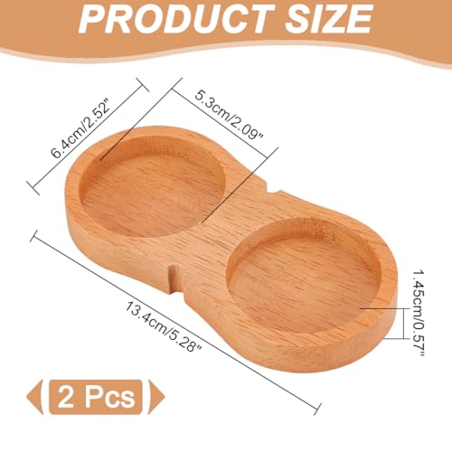 AHANDMAKER 2Pcs Salt and Pepper Mill Tray - Image 2
