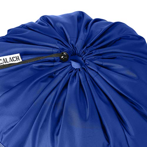 Calach Large Laundry Bag Backpack, 27” X 34” - Sturdy And Tear Resistant Polyester Material Drawstring Closure And Adjustable Shoulder Straps Ideal Machine Washable Polyester Laundry Bags (Blue) #TOP4