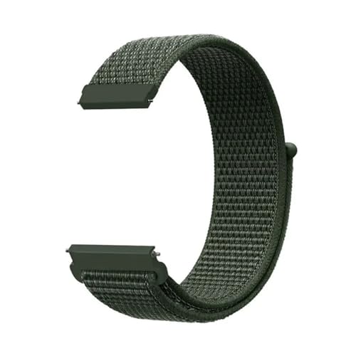 [XGYOMVB] 20/22mm ���[�v�X�g���b�v Watch 7 6 5 4 40/44mm Pro/6 ���X�g�o���h GT5/GT4 46mm GTR/GTS(Army green,20mm)