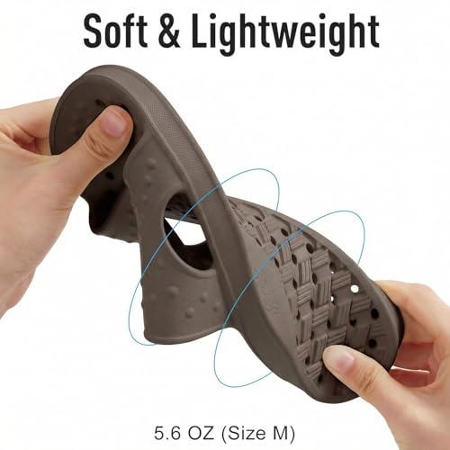 Image of shevalues Shower Shoes for Women Men with Arch Support Quick Drying Pool Slides Lightweight Beach Sandals with Drain Holes
