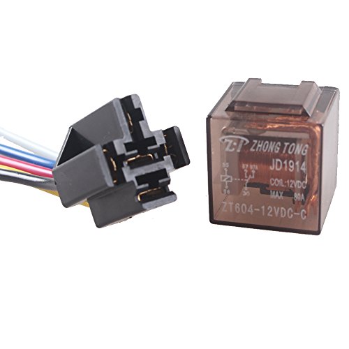 Esupport Car Relay 12V 80A Spdt 5Pin Socket #TOP1