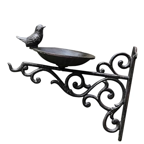 Mangeoire à oiseaux fonte murale pour inviter la nature au balcon