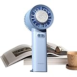 Genérico Mini ventilatore | ricaricabile velocità per il caldo, ventilatore mini portatile, per uso in viaggio, spiaggia, escursioni, casa, camera da, trucco ed esterno