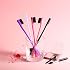 5 Pieces Hair Edge Brush Double Sided Control Hair Brush Comb Combo Pack Smooth Comb Grooming (5 Colors)