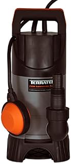Terratek Pro 400W Submersible Water Pump, Suitable for Pumping Dirty Water, Great for Swimming Pools, Flooded Cellars, Large Ponds & More
