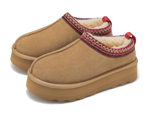 SMajong Women Platform Slippers Mini Snow Boots Thickened Flat Boot Fur Lined Shoes Home Slipper Winter Casual Shoes4